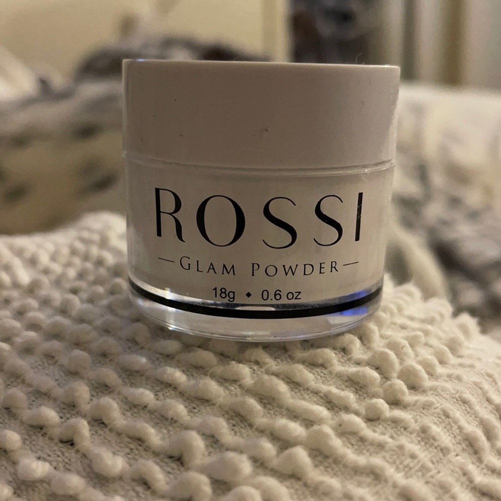Rossi Glam Powder Nail Dip “Snow White”